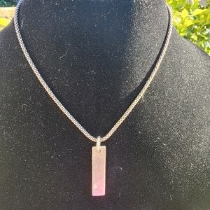 Gucci Pendent with Sterling Silver Chain